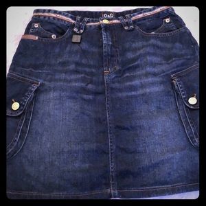 Dolce&Gabbana denim skirt. New sz 38. Gorgeous
